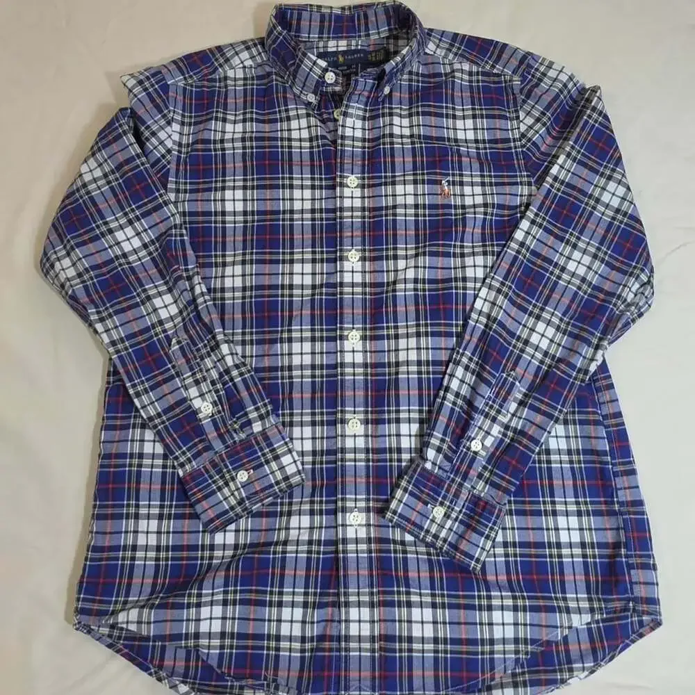 Ralph Lauren Plaid Button Down Shirt L/G (14-16)